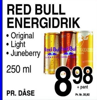 ABC Lavpris RED BULL ENERGIDRIK tilbud