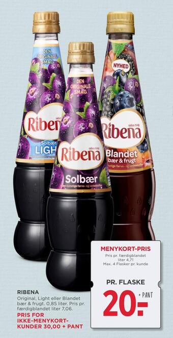 MENY Ribena tilbud