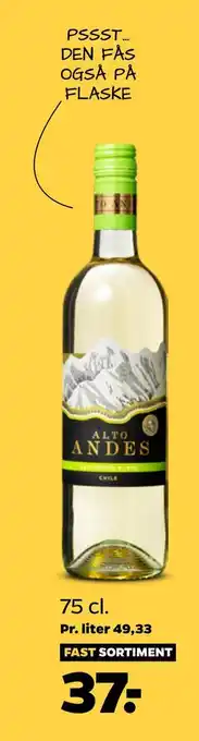 Netto Alto andes sauvignon blanc tilbud