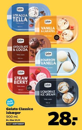 Netto Gelato classico isbæger tilbud