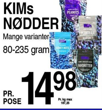 ABC Lavpris KIMS NØDDER tilbud