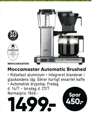 Bilka Moccamaster automatic brushed tilbud