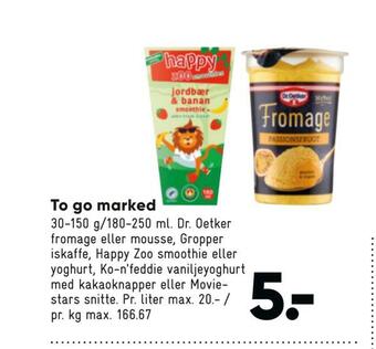 Bilka To go marked tilbud