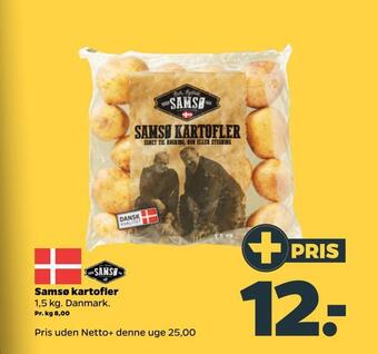 Netto Samsø kartofler tilbud
