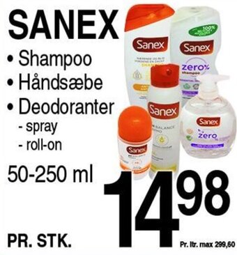 ABC Lavpris SANEX tilbud