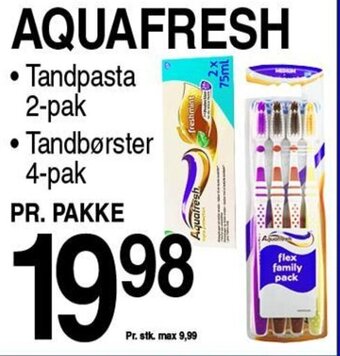 ABC Lavpris AQUAFRESH tilbud