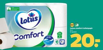 Netto Lotus comfort toiletpapir tilbud