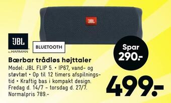 Bilka Bærbar trådløs højttaler tilbud