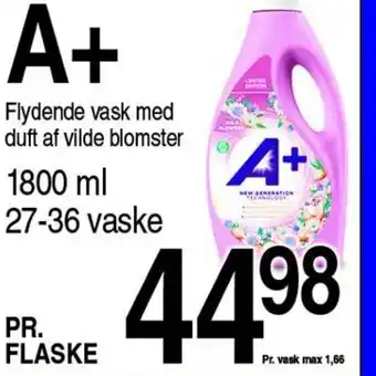 ABC Lavpris A+ Flydende vask med duft af vilde blomster tilbud