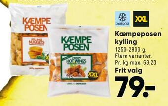 Bilka Kæmpeposen kylling tilbud
