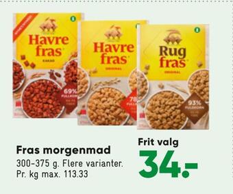 Fras morgenmad