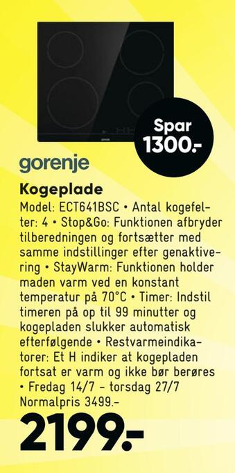 Bilka Kogeplade tilbud