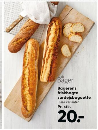Bilka Bagerens friskbagte surdejsbaguette tilbud