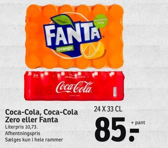 SPAR Coca-Cola, Coca-Cola Zero eller Fanta tilbud