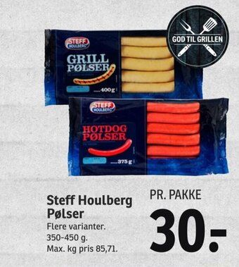 SPAR Steff Houlberg Pølser tilbud