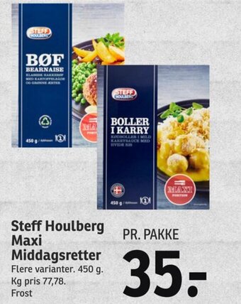 SPAR Steff Houlberg Maxi Middagsretter tilbud