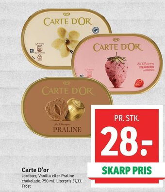 SPAR Carte D'or tilbud