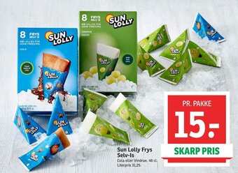 SPAR Sun Lolly Frys Selv-Is tilbud