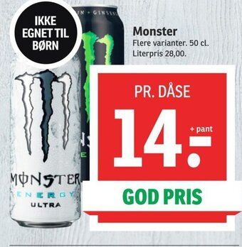 SPAR Monster tilbud
