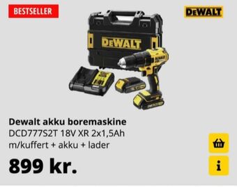 10-4 Byggecenter Dewalt boremaskine tilbud