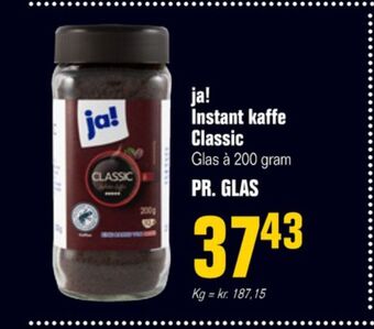 Otto Duborg Classic instant kaffe tilbud