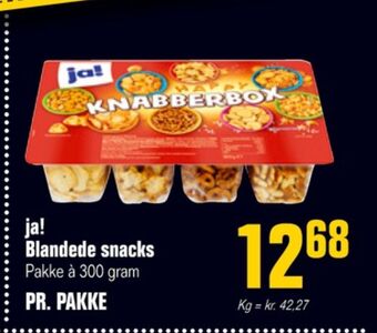 Otto Duborg Ja! snacks tilbud