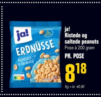 Otto Duborg Ja! peanuts tilbud
