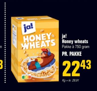 Otto Duborg Honey wheats morgenmadsprodukt tilbud