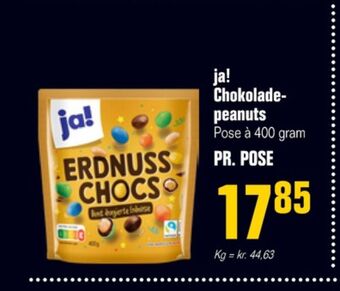 Poetzsch Padborg Ja! chokoladepastiller peanuts tilbud