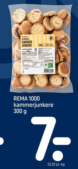 REMA 1000 Rema 1000 kammerjunkere tilbud