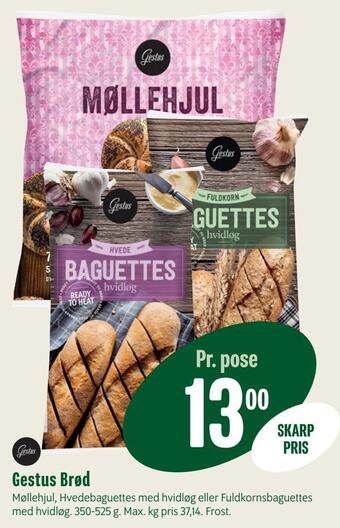 Min Købmand Gestus brød tilbud