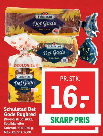 SPAR Schulstad det gode rugbrød tilbud