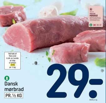 REMA 1000 Dansk mørbrad tilbud