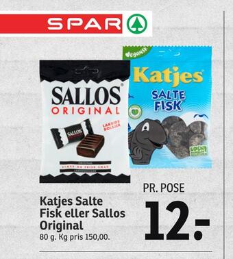 Katjes salte fisk eller sallos original