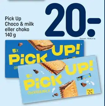 REMA 1000 Pick up choco & milk eller choko tilbud