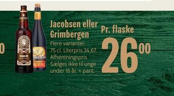 Min Købmand Jacobsen eller grimbergen tilbud