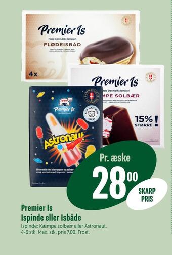 Min Købmand Premier is ispinde eller isbåde tilbud