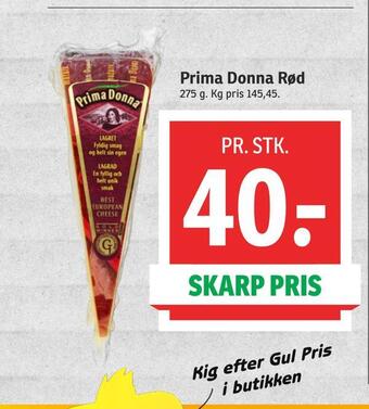 Prima donna rød