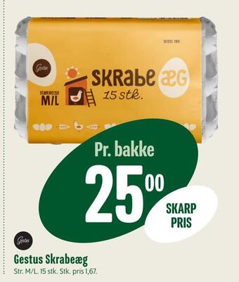 Min Købmand Gestus skrabeæg tilbud
