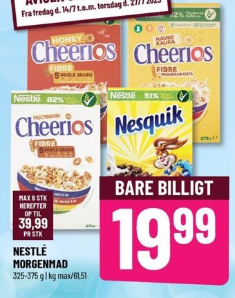 Løvbjerg NESTLÉ MORGENMAD tilbud