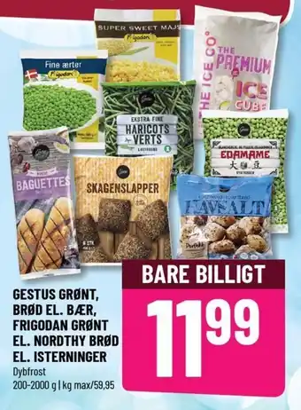 Løvbjerg GESTUS GRØNT, BRØD EL. BÆR, FRIGODAN GRØNT EL. NORDTHY BRØD EL. ISTERNINGER tilbud