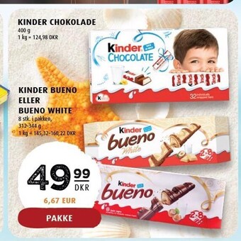 Scandinavian Park Kinder chokolade, kinder bueno eller bueno white tilbud