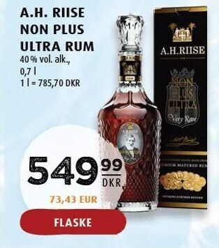 Scandinavian Park A.h. riise non plus ultra rum tilbud