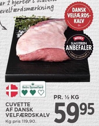 MENY Cuvette af dansk velfærdskalv tilbud