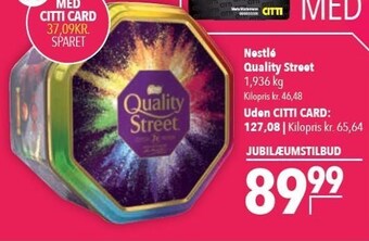 Citti Nestlé quality street tilbud