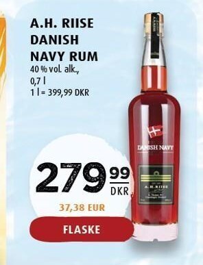 Scandinavian Park A.h. riise danish navy rum tilbud