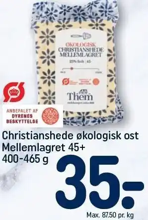 REMA 1000 Christianshede øko ost tilbud