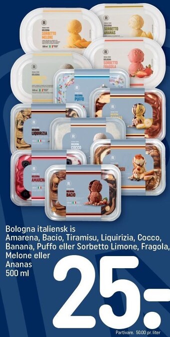 REMA 1000 Bologna italiensk is tilbud