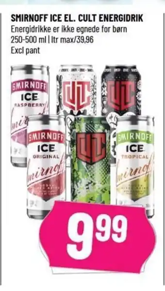 SMIRNOFF ICE EL. CULT ENERGIDRIK