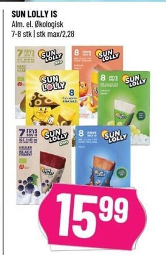 Løvbjerg SUN LOLLY IS tilbud